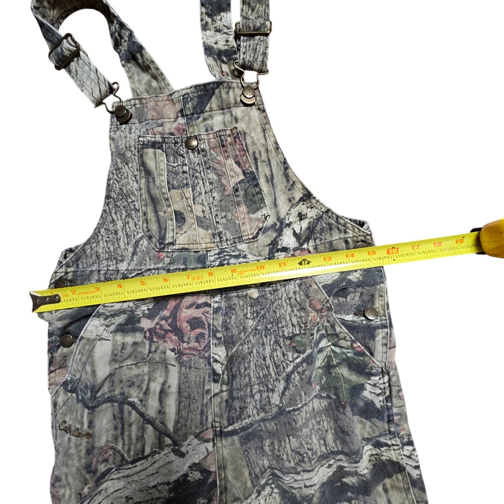 Cabela's Bib Overalls Kids M Camo Camouflage Hunting Outdoor Cotton Blend - Picture 9 of 10